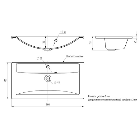Мебель для ванной Velvex Klaufs 90 белый/дерево