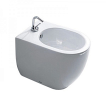 Биде напольное Kerasan Flo 312201*1 с 1 отверстием под смеситель