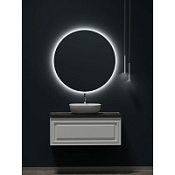 Мебель для ванной со столешницей Sancos Very 100 VR100W+TT100A1X Bianco/Black Sky