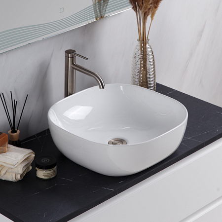 Раковина накладная BelBagno BB1301 42.5x42.5x14.5 белый