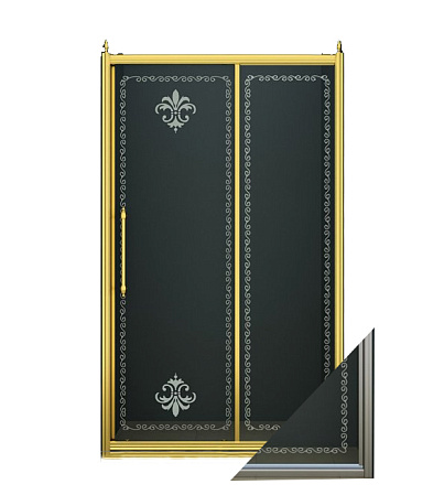 Душевая дверь в нишу Cezares Retro RETRO-BF-1-120-CP-Cr 120