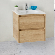 Тумба с раковиной BelBagno Kraft KRAFT 39-500/390-2C-SO-RNN 50 Rovere Nebrasca Nature Тумба с раковиной BelBagno Kraft KRAFT 39-500/390-2C-SO-RNN 50 Rovere Nebrasca Nature