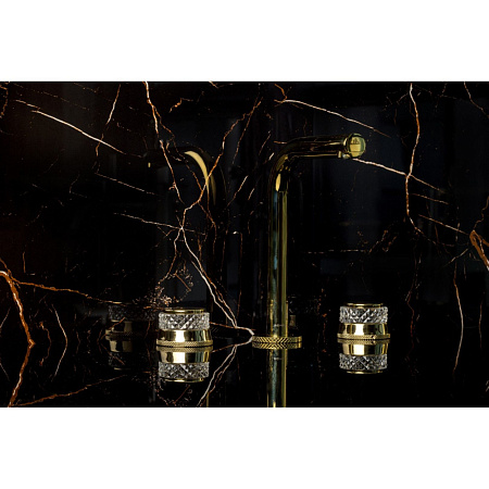 Смеситель Boheme Aura 152-G-A для раковины, золото