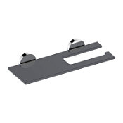 Держатель туалетной бумаги Keuco Edition 90 19073018000 с полкой хром/серый