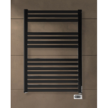 Полотенцесушитель электрический Irsap Ares EIS058KK1IR01NNN 81,8x58 черный матовый