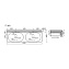 Мебель для ванной со столешницей Sancos Snob T 140 SNT70W+TT140A2X Bianco/Kreman - фото 4
