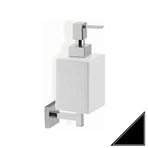 Дозатор для жидкого мыла Stil Haus Urania U30(23-BI) черный матовый/белый Дозатор для жидкого мыла Stil Haus Urania U30(23-BI) черный матовый/белый