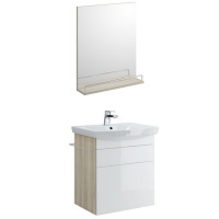 Мебель для ванной Cersanit Smart SU-SMA-CA60/Wh 60 белый/светлый ясень