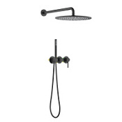 Душевой комплект Timo Saona SX-2349/03SM черный матовый