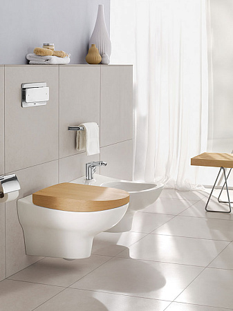 Чаша для унитаза подвесного Villeroy & Boch My Nature 561010R1 белый альпин CeramicPlus