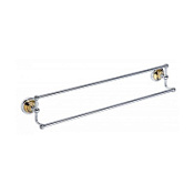 Полотенцедержатель Bemeta Retro 144204238 60 двойной золото/хром