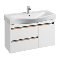 Тумба для раковины Aquaton Нортон 100 белая