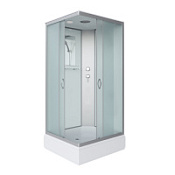 Душевая кабина Niagara Classic NG-33984-14Q 90x80x215 стекло матовое/профиль серебро