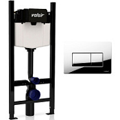 Система инсталляции с кнопкой смыва Valsir KIT P1 CR VS0853202 хром