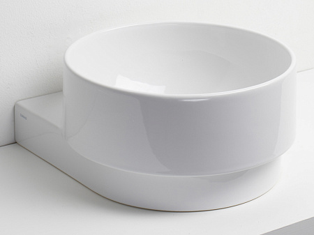 Раковина накладная Simas PO.MO PO 05 47x33x19 без отверстия под смеситель, белый