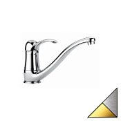 Смеситель Emmevi Harmony 22095CO для кухонной мойки, хром/золото