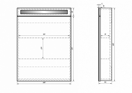 Мебель для ванной Dreja Laguna 65 белая
