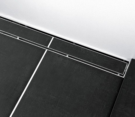 Душевой лоток Tece TECEdrainline 80 см с решеткой, сифоном и опорами