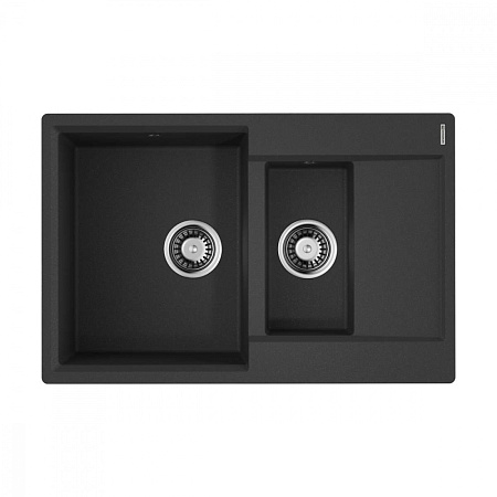 Кухонная мойка Omoikiri Daisen 78-2-BL 78х51 черный