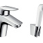 Смеситель с гигиеническим душем Hansgrohe Logis 71290000 для раковины, хром - фото 1