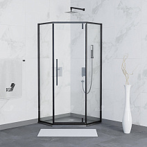 Душевой уголок RGW Stilvoll 32328199-14 90x90x195 прозрачное/черный