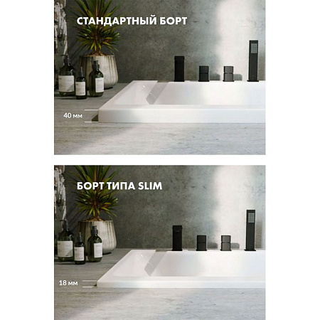Акриловая ванна Excellent Pryzmat WAEX.PRY18WHS 180x80 белый
