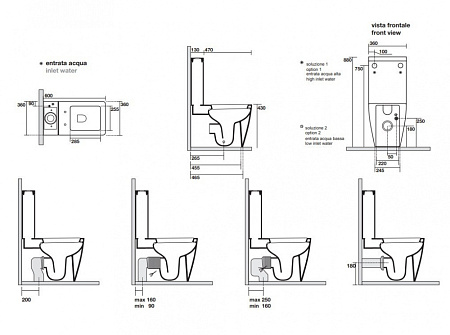 Унитаз-компакт Kerasan Ego 321701 белый