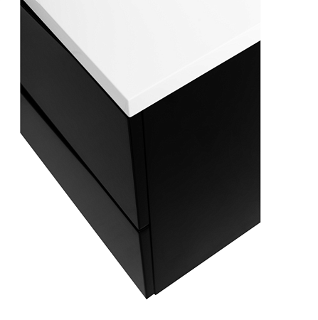 Тумба с раковиной BelBagno Marino MARINO-1200-2C-SO-NL-P 120 nero lucido