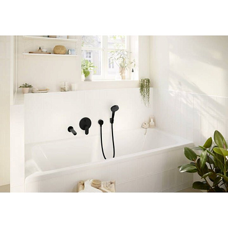 Смеситель Hansgrohe Rebris S 72467670 для душа, черный матовый