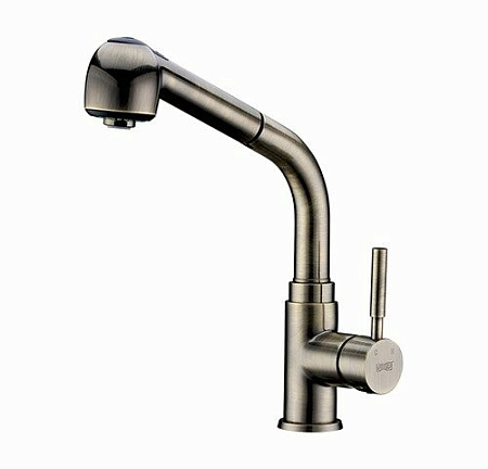 Смеситель WasserKRAFT A8237 для кухонной мойки, светлая бронза