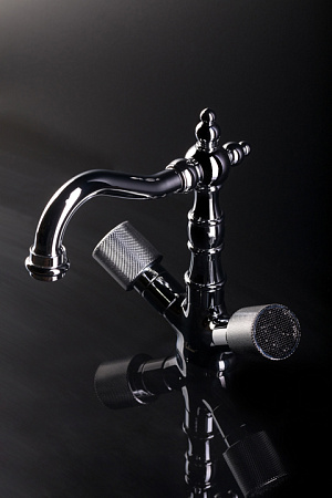 Смеситель Boheme Royal Cristal 272-Royal/CRST для раковины, хром