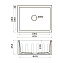 Кухонная мойка Omoikiri Mikura 61-WH 46x61x25.4 белый - фото 2