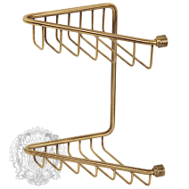 Полка-решетка Migliore Complementi 22030 угловая, двойная