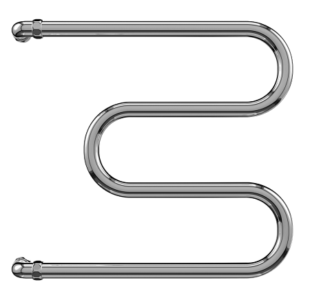 Полотенцесушитель водяной Terminus M-образный 700х632 хром