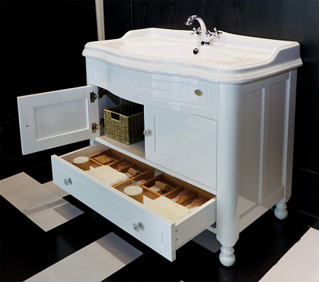 Тумба для комплекта BelBagno Novanta bianco antico