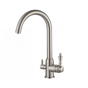 Смеситель Zorg Steel Hammer SH 723 SATIN для кухонной мойки, сатин Смеситель Zorg Steel Hammer SH 723 SATIN для кухонной мойки, сатин
