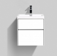 Тумба с раковиной BelBagno Pietra Mini PIETRA MINI-500AS-2C-SO-BL 50 bianco lucido
