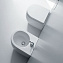 Крышка-сиденье Kerasan Flo 318701bi/cr с микролифтом - фото 2