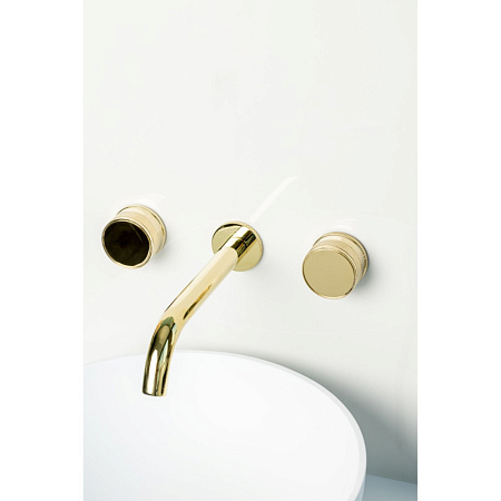 Смеситель Boheme Prestige 152-2-G-PR для раковины, золото