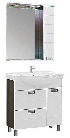 Тумба с раковиной Aquanet Сити 00173129 80 венге