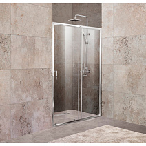 Душевая дверь в нишу BelBagno Unique UNIQUE-BF-1-100/115-C-Cr прозрачное стекло