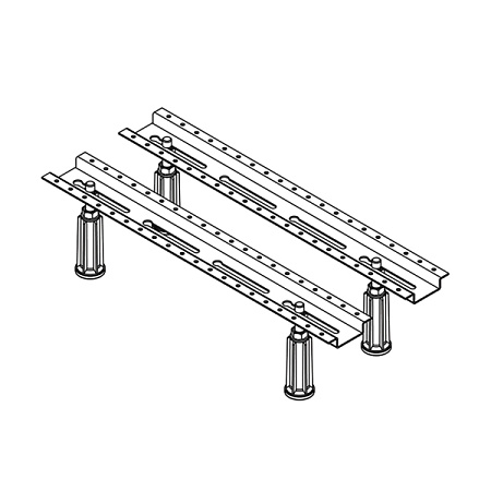 Каркас для ванны Mauersberger 5301000001 180x80 хром