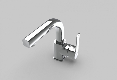 Смеситель GPD Pedra MTL160 для раковины, хром