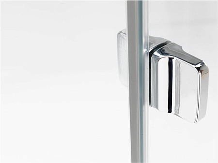Передняя панель с дверью IDO Showerama 8-5 4985122015 100x100  прозрачное стекло белый профиль
