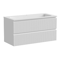 Тумба с раковиной Sancos Snob R 100 SNR100W Bianco