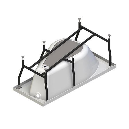 Акриловая ванна Vannesa Миранда 2-01-0-2-1-209 168х95 R