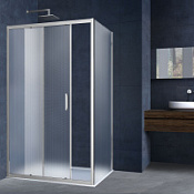 Душевой уголок Vincea Alpha VSR-3AL8012MT 120x80x195 текстурное/хром