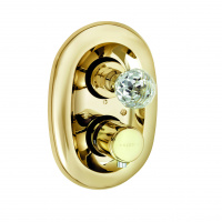 Термостат Kludi Adlon 5172045G4 для ванны с душем, золото