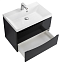 Мебель для ванной BelBagno Marino MARINO-700-2C-SO-NL-P 70 nero lucido - фото 3