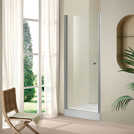 Душевая дверь в нишу Cezares Triumph TRIUMPH-B-1-80-P-Cr-L рифленое стекло
